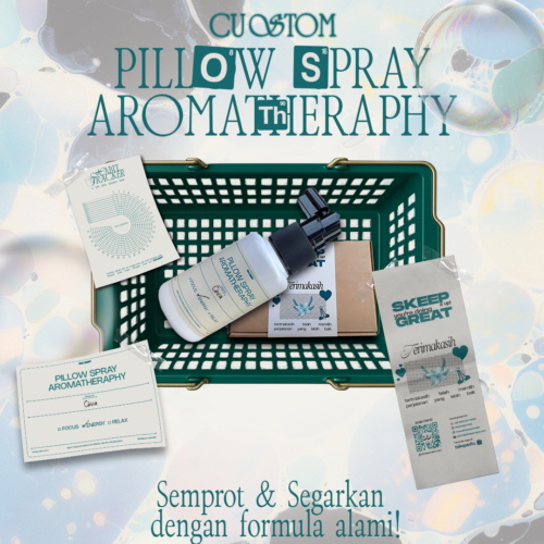 Custom SKEEP Pillow Spray - Semprotan Aromaterapi