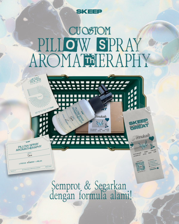 SPRAY Custom SKEEP Pillow Spray - Semprotan Aromaterapi